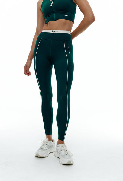 Legging deportivo Bicolor Streetflex - Teal & Cream