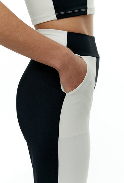 Pantalón deportivo Bicolor Duo Tone Urban - Black & Cream