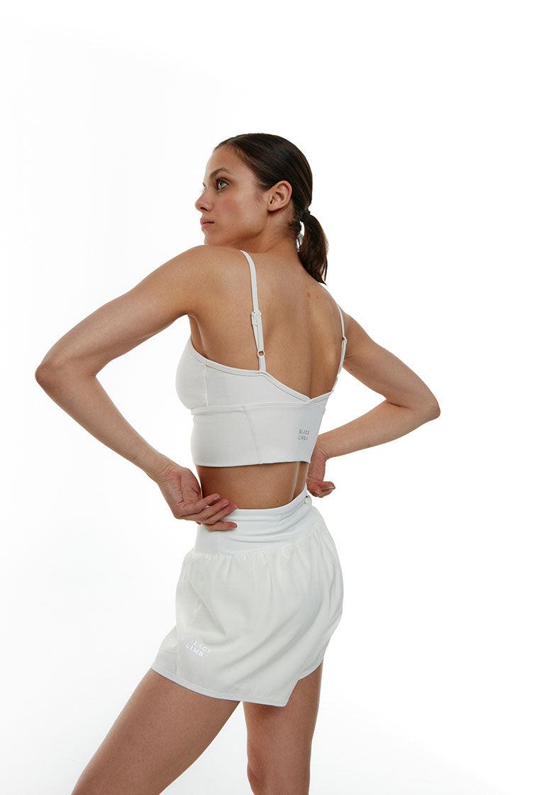 Short deportivo bicolor Mérope - Cream