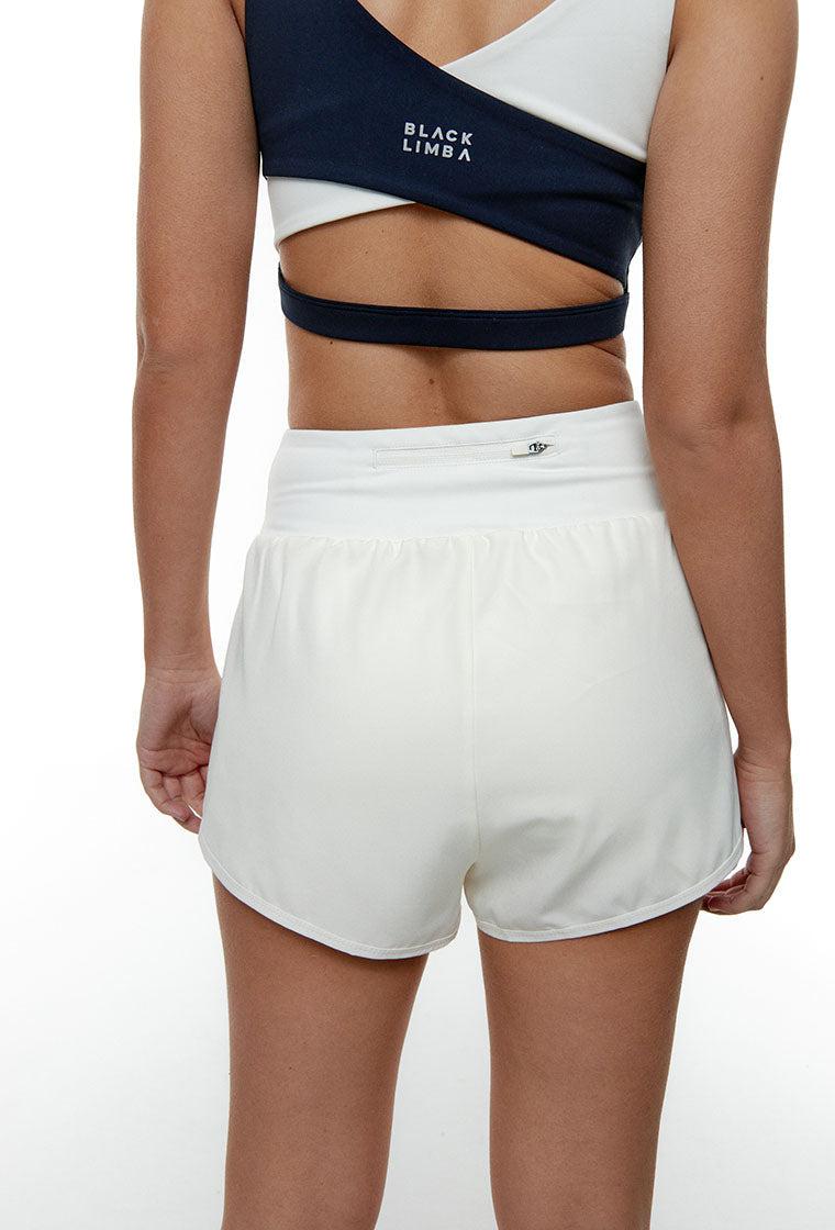 Short deportivo bicolor Mérope - Cream