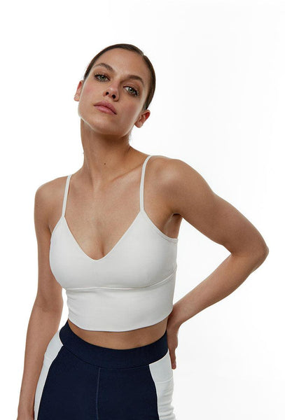 Top deportivo sujeción media Furina - Cream